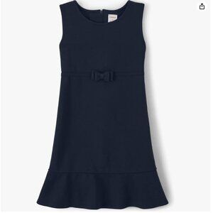 Girls Navy Blue School Uniform Dress Jumper - NWT